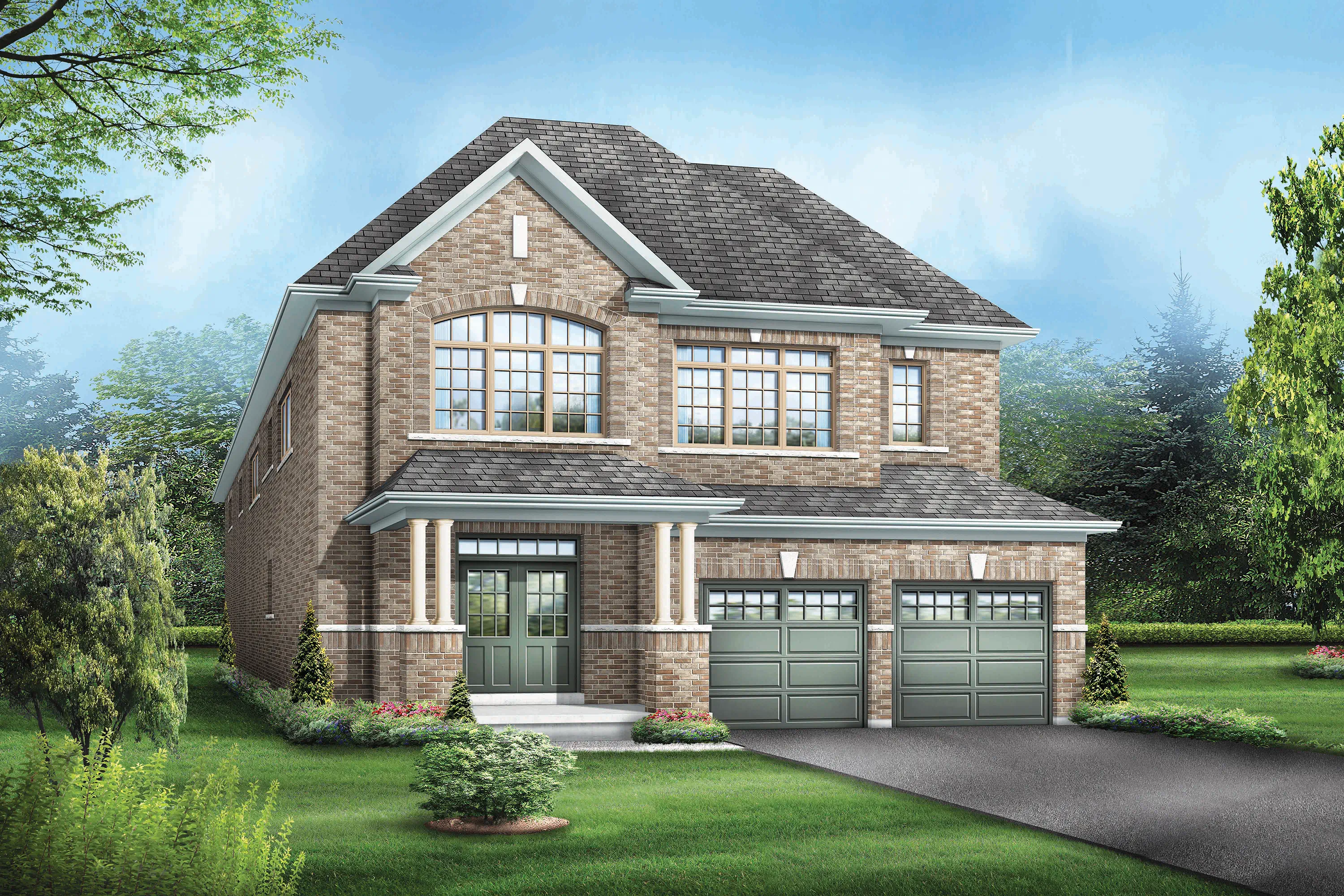 Greenpark 40' single detached home — Creek Series elevation