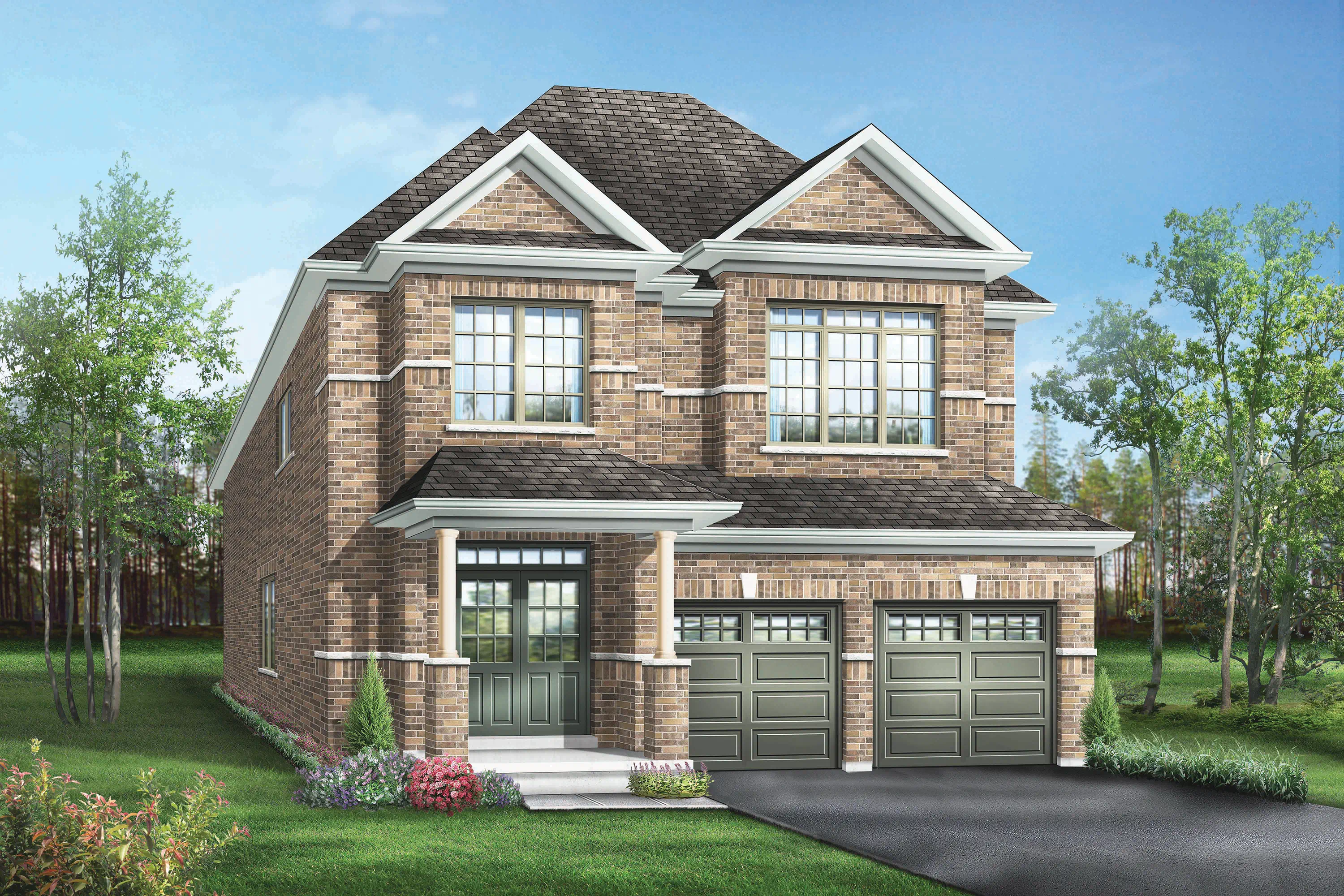 Greenpark 36' single detached home — Lake Series elevation